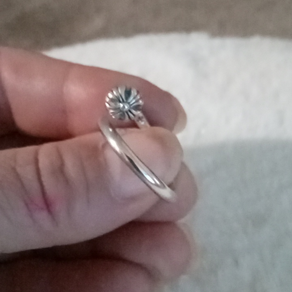 Chromes heart Nail ring